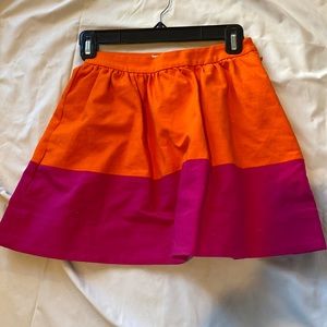 Kate Spade pink orange skirt